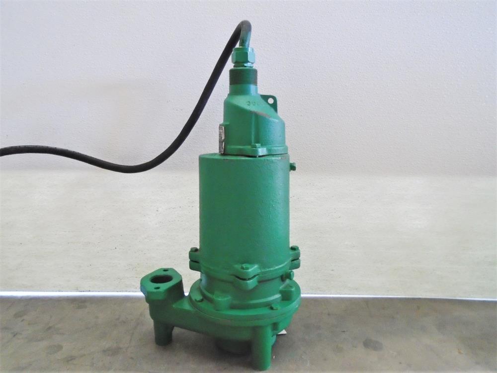 Myers 1-1/4" NPT Submersible Wastewaster Grinder Pump, Cast Iron, WGL20-21